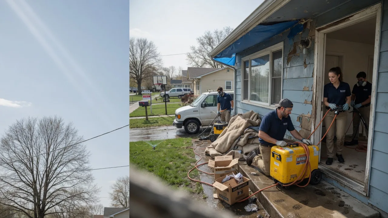 Basement Flood Cleanup in Weatherford, OK near me